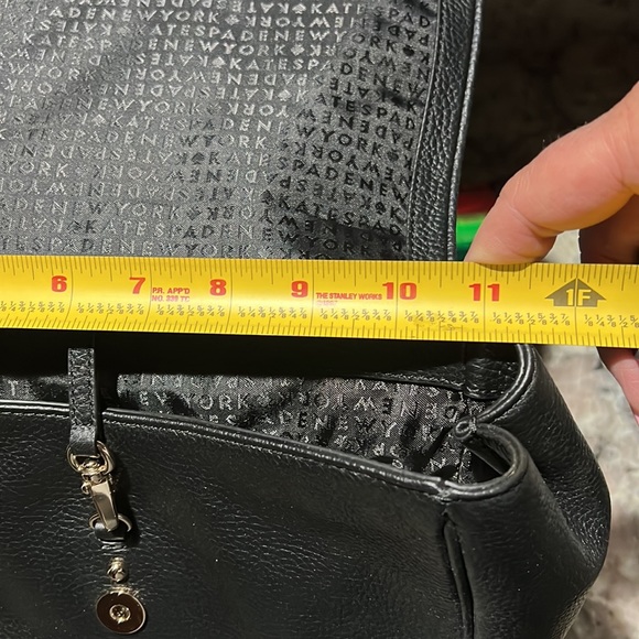 Kate Spade ♠️ NWOT Black Pebble Leather Backpack - Picture 11 of 11